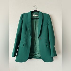 Zara XS Dark Green Blazer